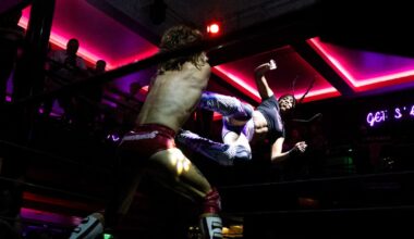 Every few months, the dance floor at an Austin gay club transforms into a wrestling ring