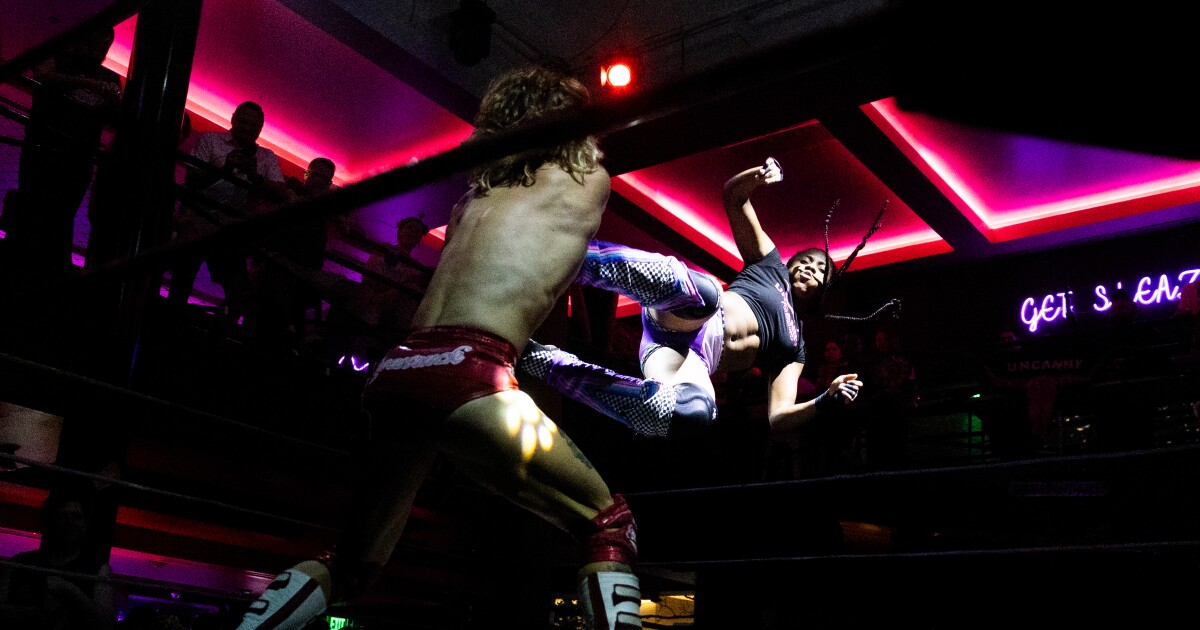 Every few months, the dance floor at an Austin gay club transforms into a wrestling ring