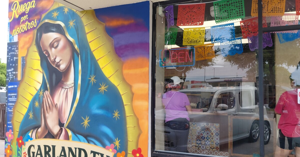 Virgin of Guadalupe mural to temporarily stay up at Garland business
