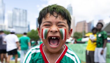 Mexico fans show up in huge numbers in Austin for World Cup