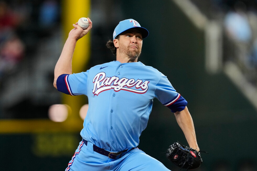 DeGrom throws 6 strong innings, Rangers beat Guardians 10-0
