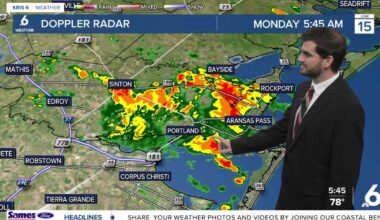 A soggy start to the week, with thunderstorms and heavy downpours at times