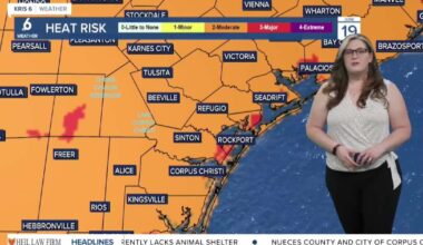 Heat Advisories on deck for a steamy Juneteenth across the Coastal Bend