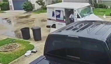 Houston-area homeowner captures USPS carrier throwing packages into driveway during rainstorm, report filed