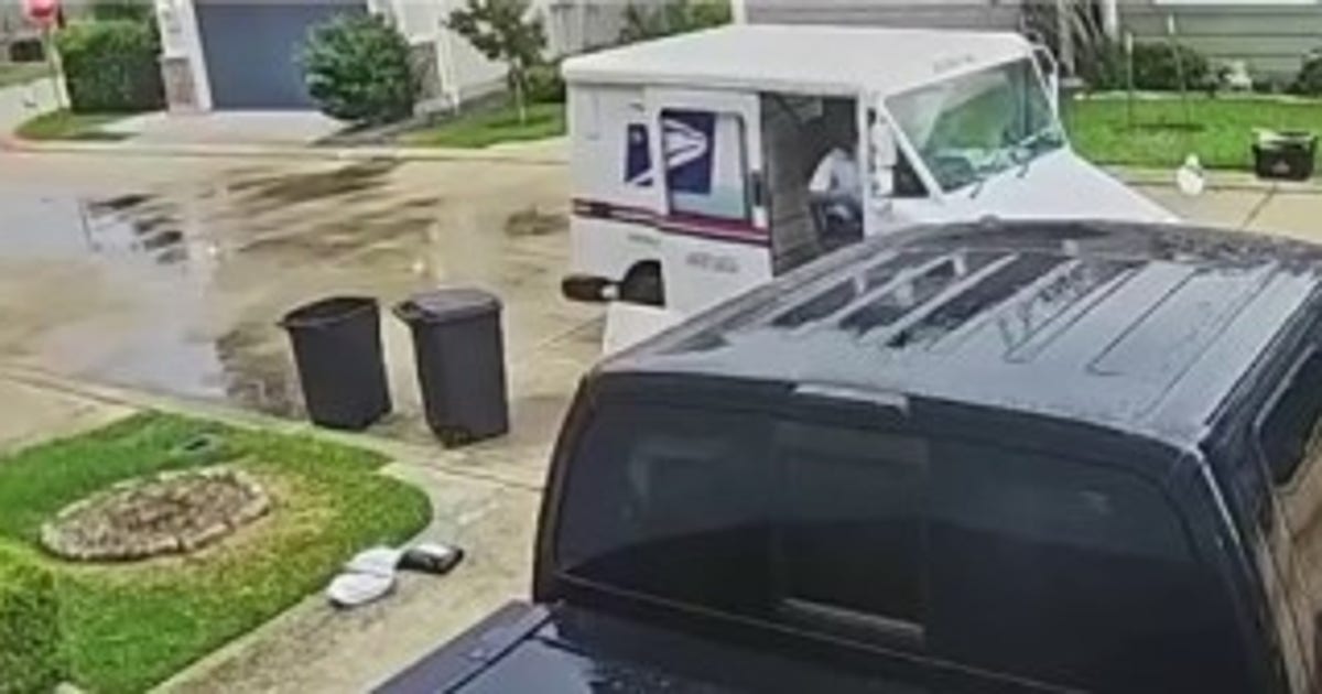 Houston-area homeowner captures USPS carrier throwing packages into driveway during rainstorm, report filed