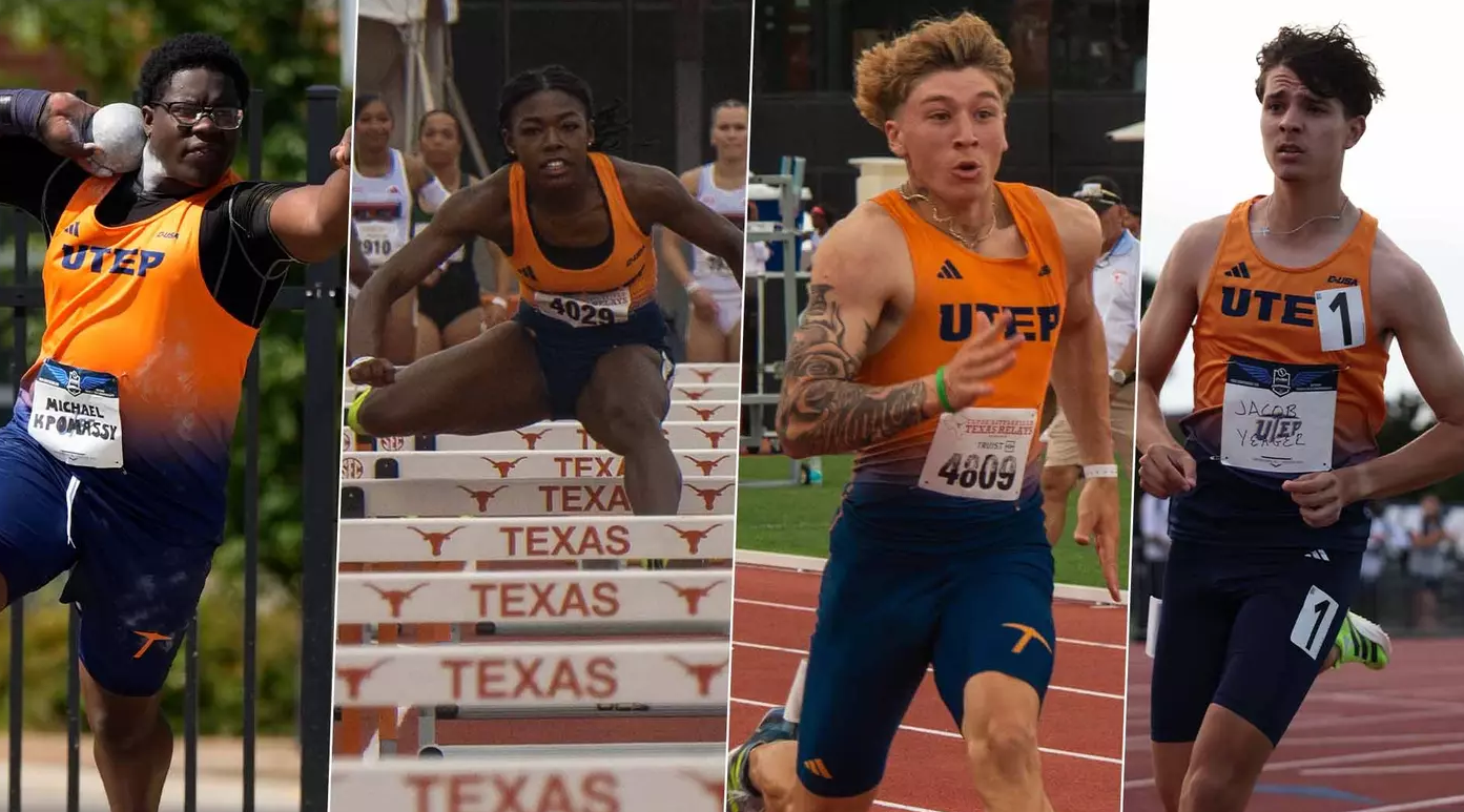 UTEP’s Kpomassy, Martin, Munoz, Yeager to compete at 2026 USATF U20 Outdoor Championships in Eugene, June 18-19