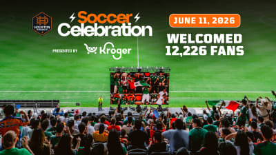 Opening day of Houston Dynamo Soccer Celebration welcomes more than 12,000 fans to Shell Energy Stadium