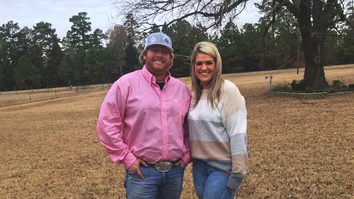 Wade Griffin and Taylor Parker standing together in a scene from Maternal Instinct.