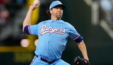Jacob deGrom pitches 6 strong innings, Rangers hit 4 homers in 10-0 win over the Guardians