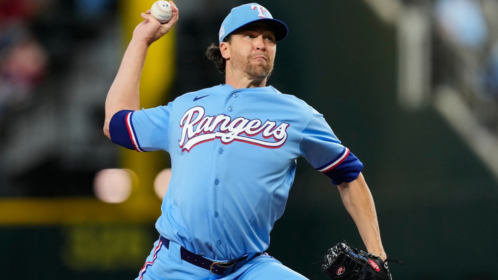 Jacob deGrom pitches 6 strong innings, Rangers hit 4 homers in 10-0 win over the Guardians