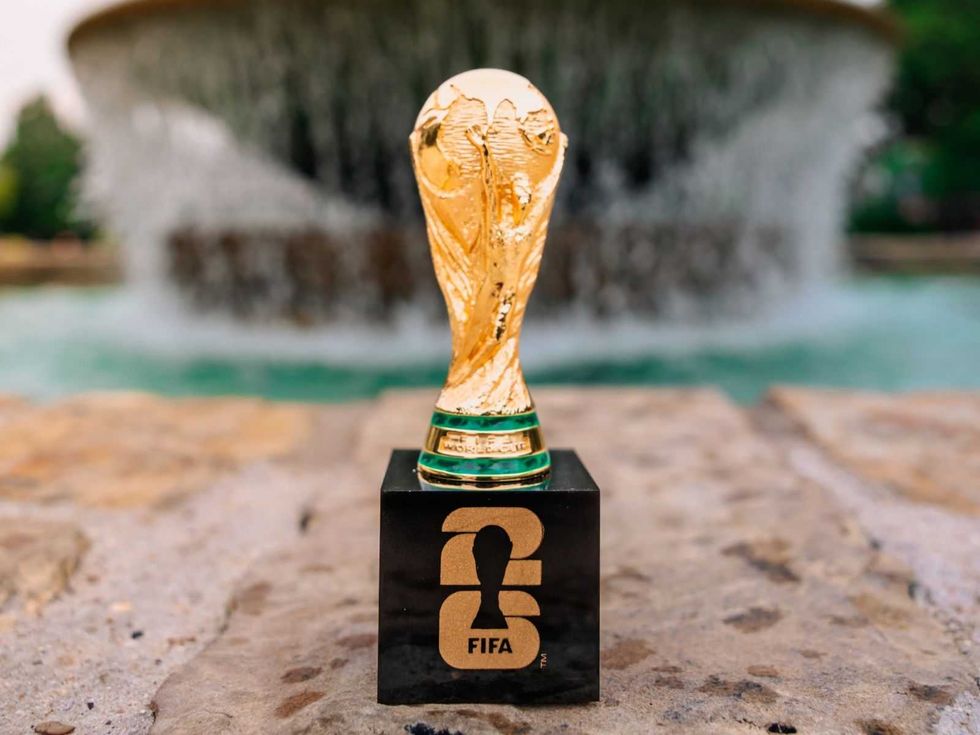 World Cup replica trophy