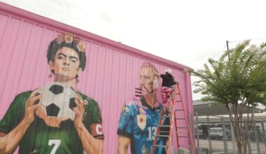 Houston artist creates mural for 2026 World Cup