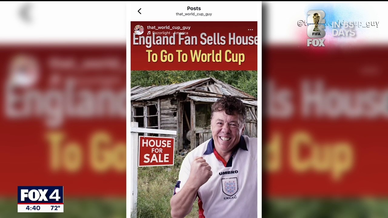 Fan sells home in England to pay for World Cup trip