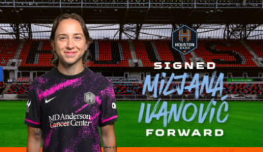 Houston Dash Sign Serbian International Miljana Ivanović
