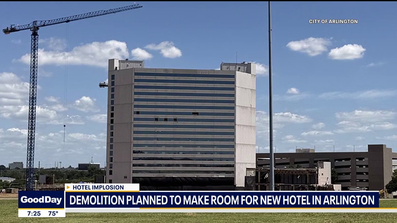 Sheraton Hotel in Arlington to be demolished Saturday