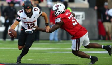 What Happened Last Time Oklahoma State Cowboys Faced Texas Tech Red Raiders