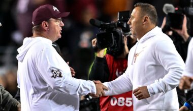Steve Sarkisian Strongly Rejects Stadium Jumbotron Trolling of Texas A&M, Mike Elko