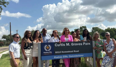 'Real Housewives of Potomac' visit Houston to honor Gizelle Bryant's late father in park ribbon-cutting