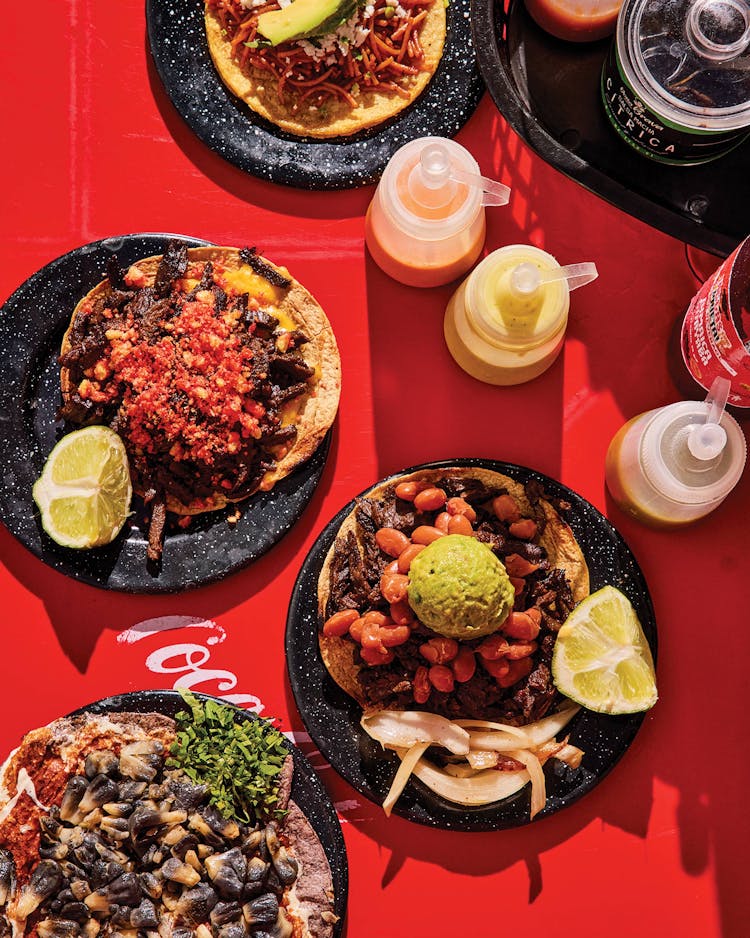 Taqueria La Prieta Mamona, in McAllen, offers a selection of tostadas crafted by owner Alejandra Cavazos.