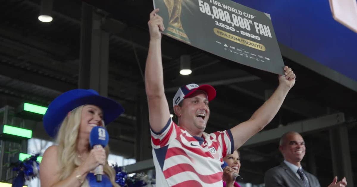 Fort Worth resident is 50 millionth fan to attend a FIFA World Cup match
