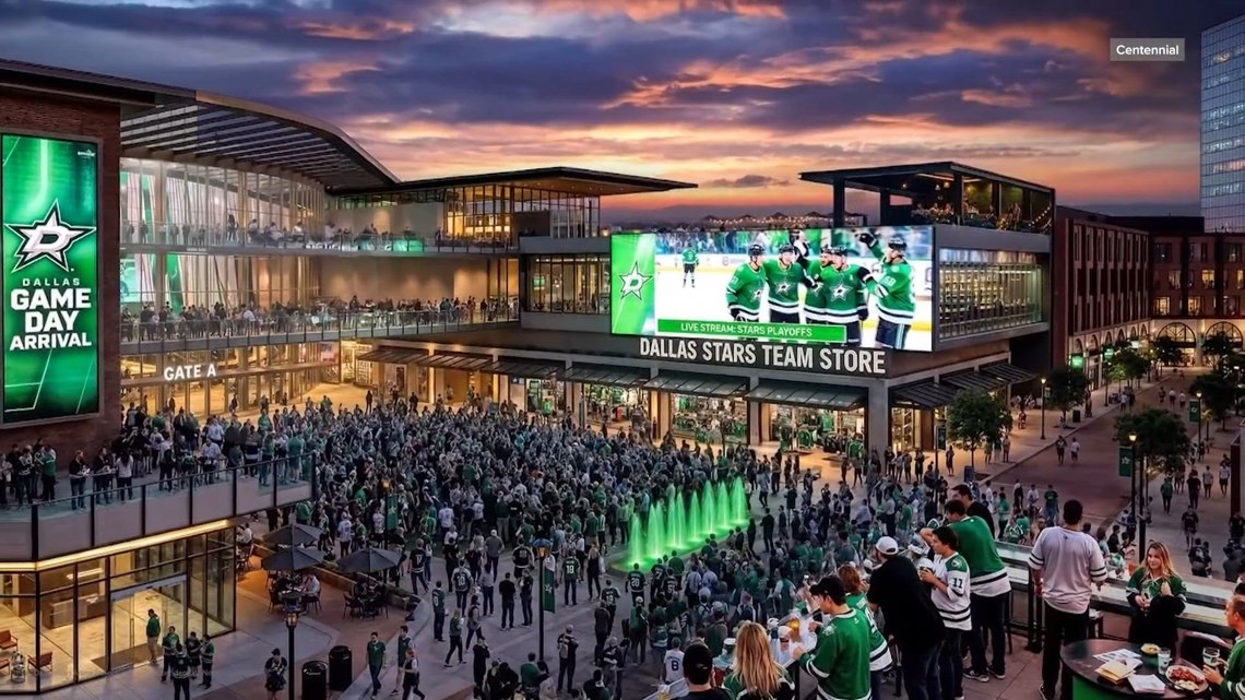 Plano promotes plan for new Stars arena