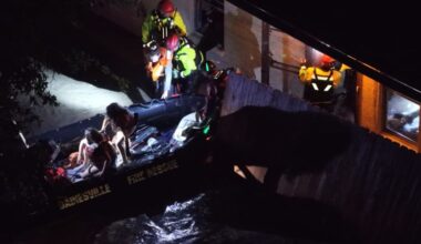 Families rescued from an attic as flood wave hits Texas Hill Country