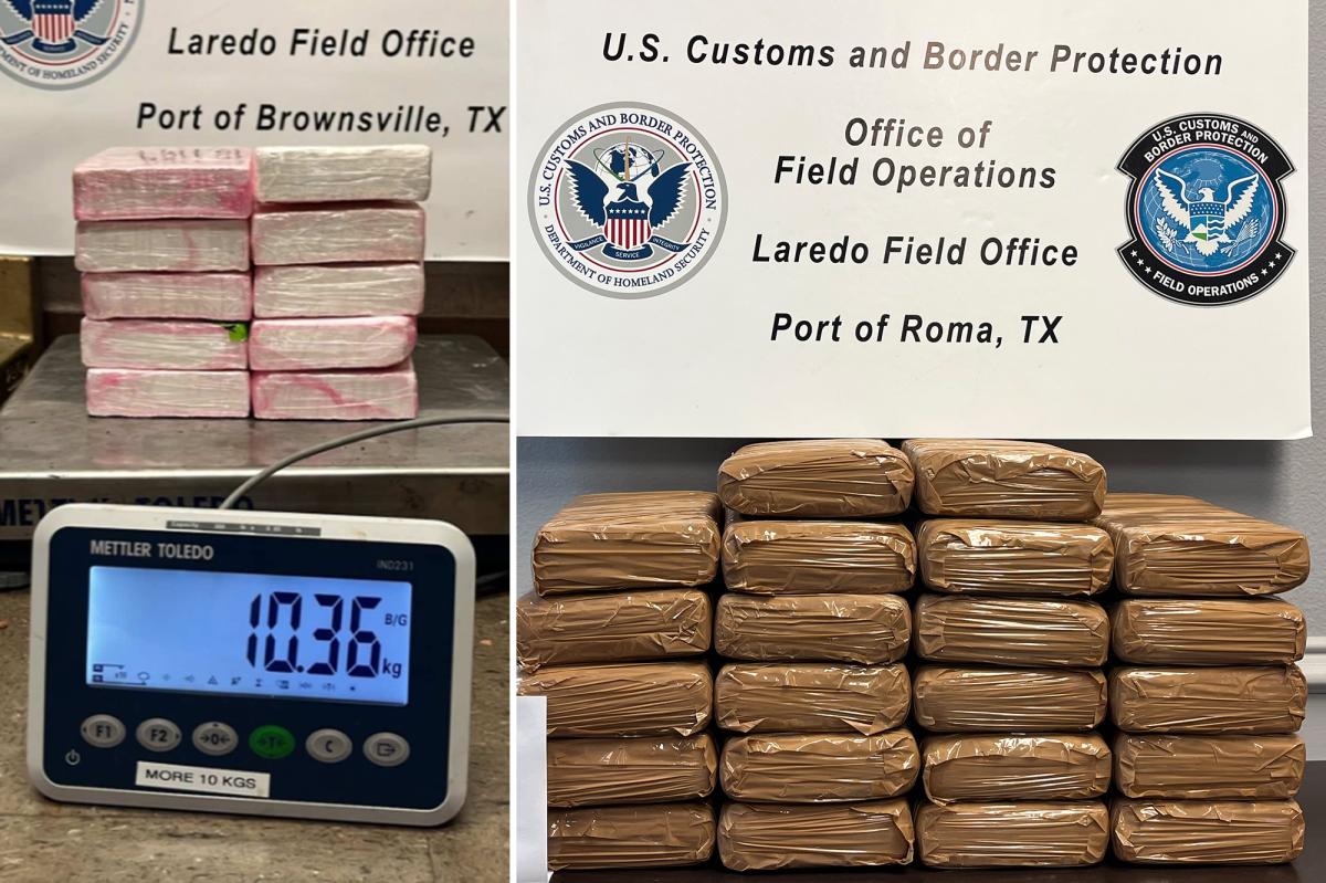 Texas border agents seize a whopping $1.1 million worth of cocaine in a single day