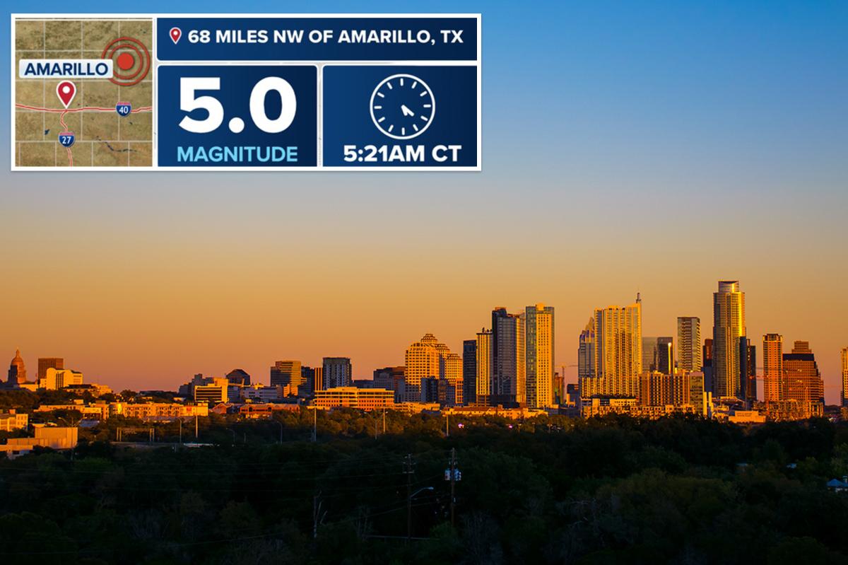 Rare magnitude 5.0 earthquake strikes Texas Panhandle, strongest to rattle region in over 100 years