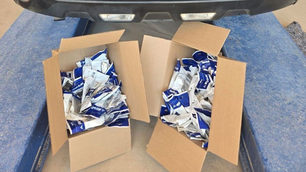 Firearms seizure in Presidio TX (credit: CBP)