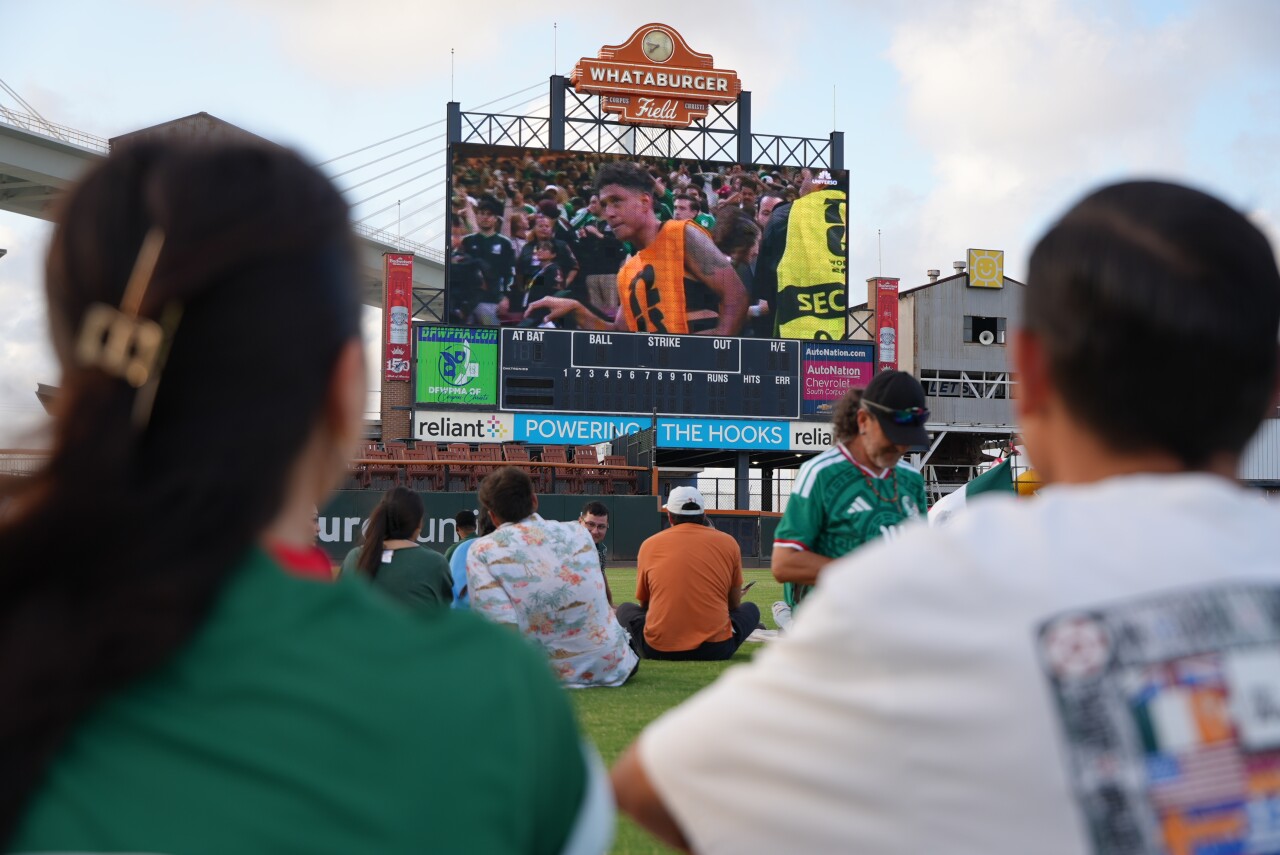 World Cup watch party at Whataburger Field