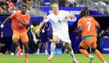 FILE - United States' Weston McKennie (8) moves the ball during the World Cup Group D soccer match between the United States and Australia in Seattle, Friday, June 19, 2026.