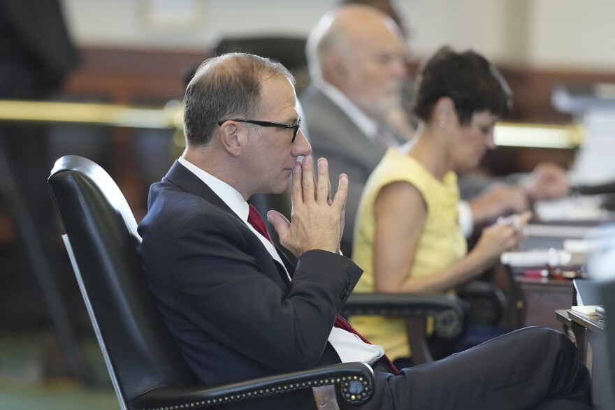 Sen. Charles Schwertner, R-Georgetown at the Texas Senate in 2023.