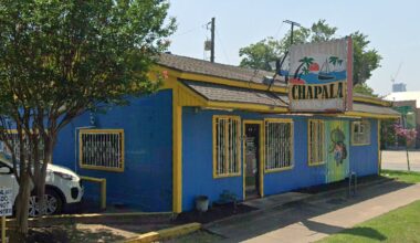 Taqueria Chapala is located at 2101 E Cesar Chavez Street in East Austin, Texas. 