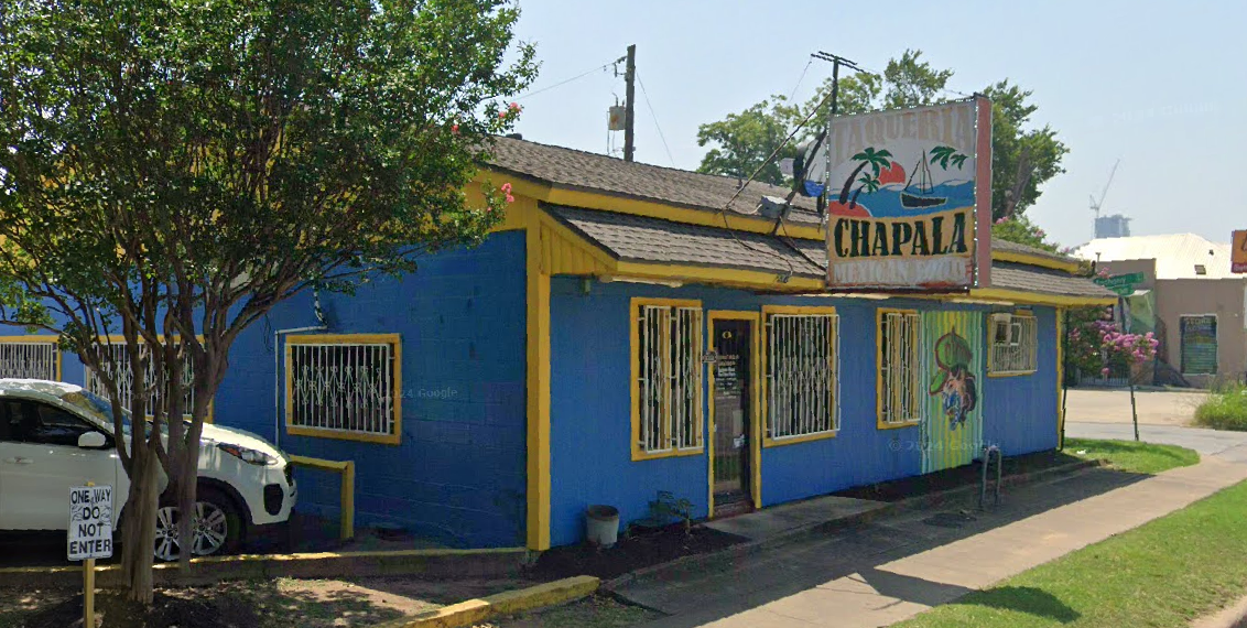 Taqueria Chapala is located at 2101 E Cesar Chavez Street in East Austin, Texas. 