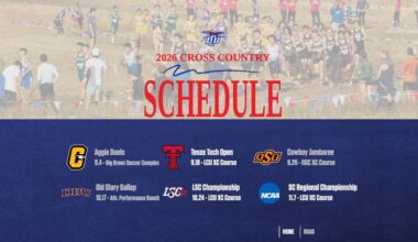 2026 Cross Country Schedule Set