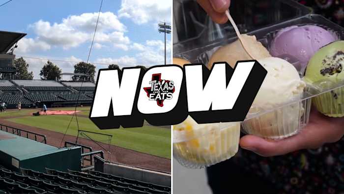 Texas Eats NOW: 4th of July Baseball and Asian-Inspired Ice Cream