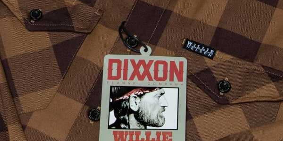Willie Nelson lends name to Dixxon Flannel collab