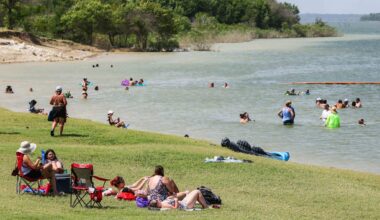 In Collin County, Lavon Lake offers a nearby getaway with five beaches. It's especially known for fishing.
