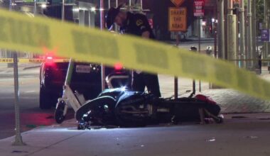 3 injured in downtown Dallas motorcycle crash
