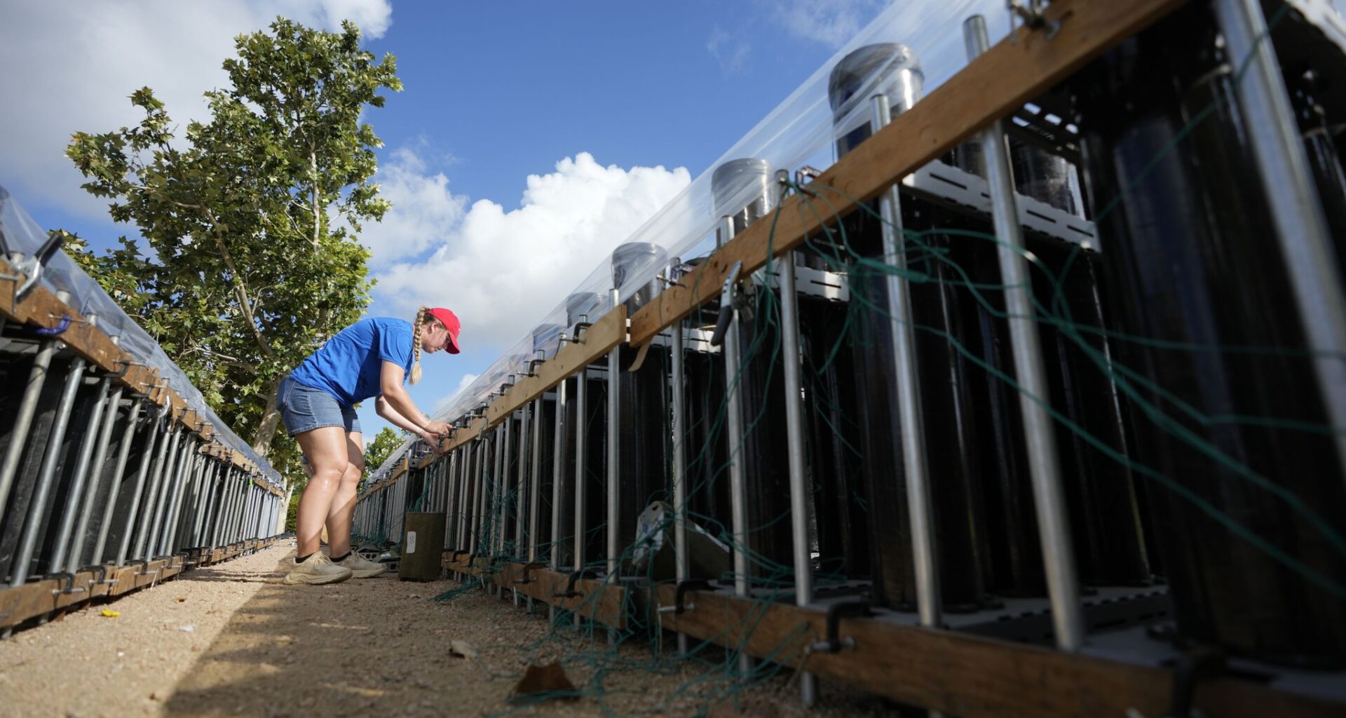Photos: Fireworks installation underway for Houston’s 2026 Freedom Ove