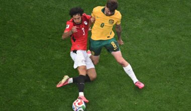 Egypt and Australia head to extra time at the World Cup after playing to a 1-1 draw in regulation