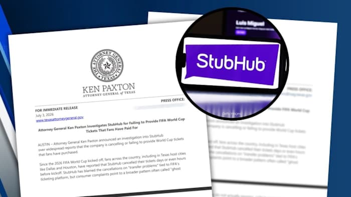 Texas Attorney General investigating StubHub over FIFA tickets