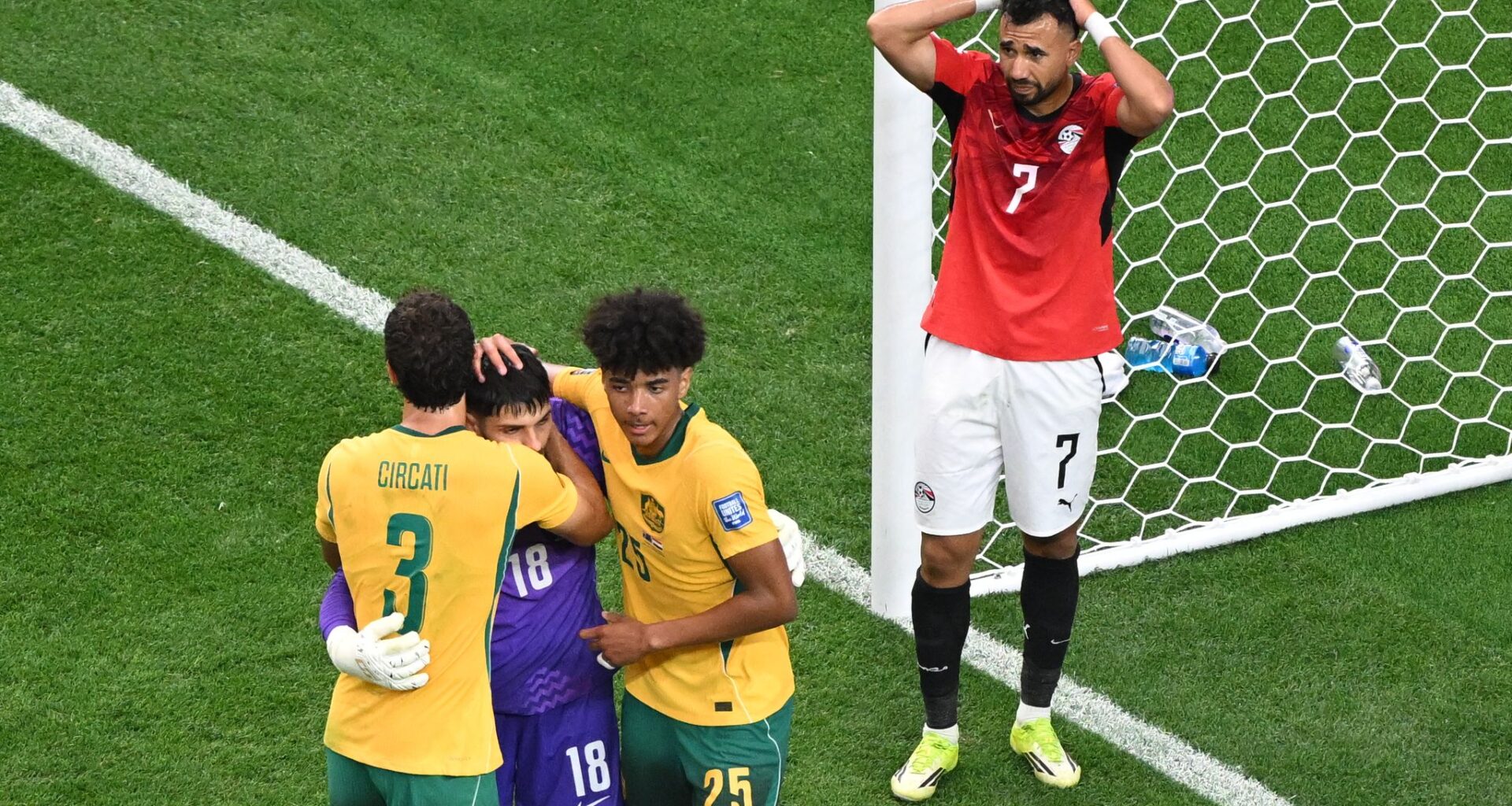 Egypt wins in World Cup knockout round debut with 4-2 penalty shootout edge over Australia