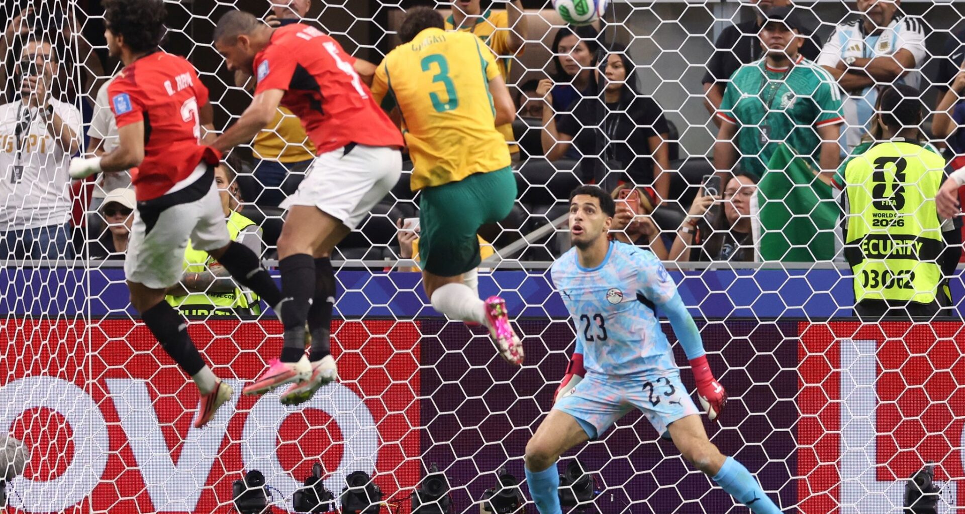 Egypt defender Mohamed Hany becomes first player with two own-goals in the same World Cup