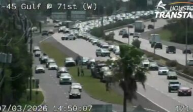 Galveston I-45 crash kills 1, injures others