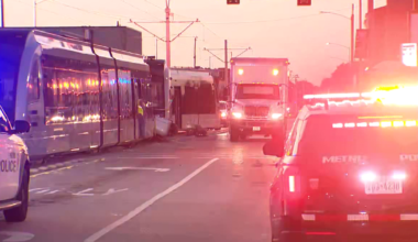 Houston Fire Department engine derails METRORail train near downtown