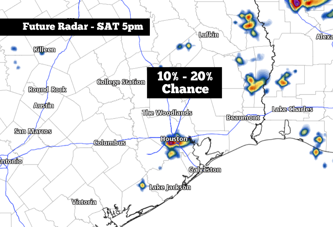 A few storms are possible in Houston on the Fourth. Here’s when.