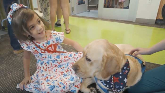Red, White and Woof: A Fourth of July celebration at Texas Children’s Hospital