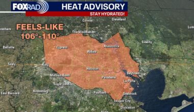 Houston weather: Hot and steamy for Fourth of July, heat advisory in place for Harris Co.