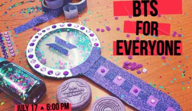 Arlington Public Library to Host BTS-Themed Craft Night for Local Fans